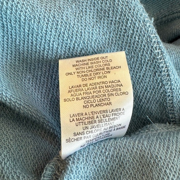 Target Dodge Charger Graphic Baby Blue Cropped Crew Neck Sweatshirt Size XXL - Picture 7 of 8